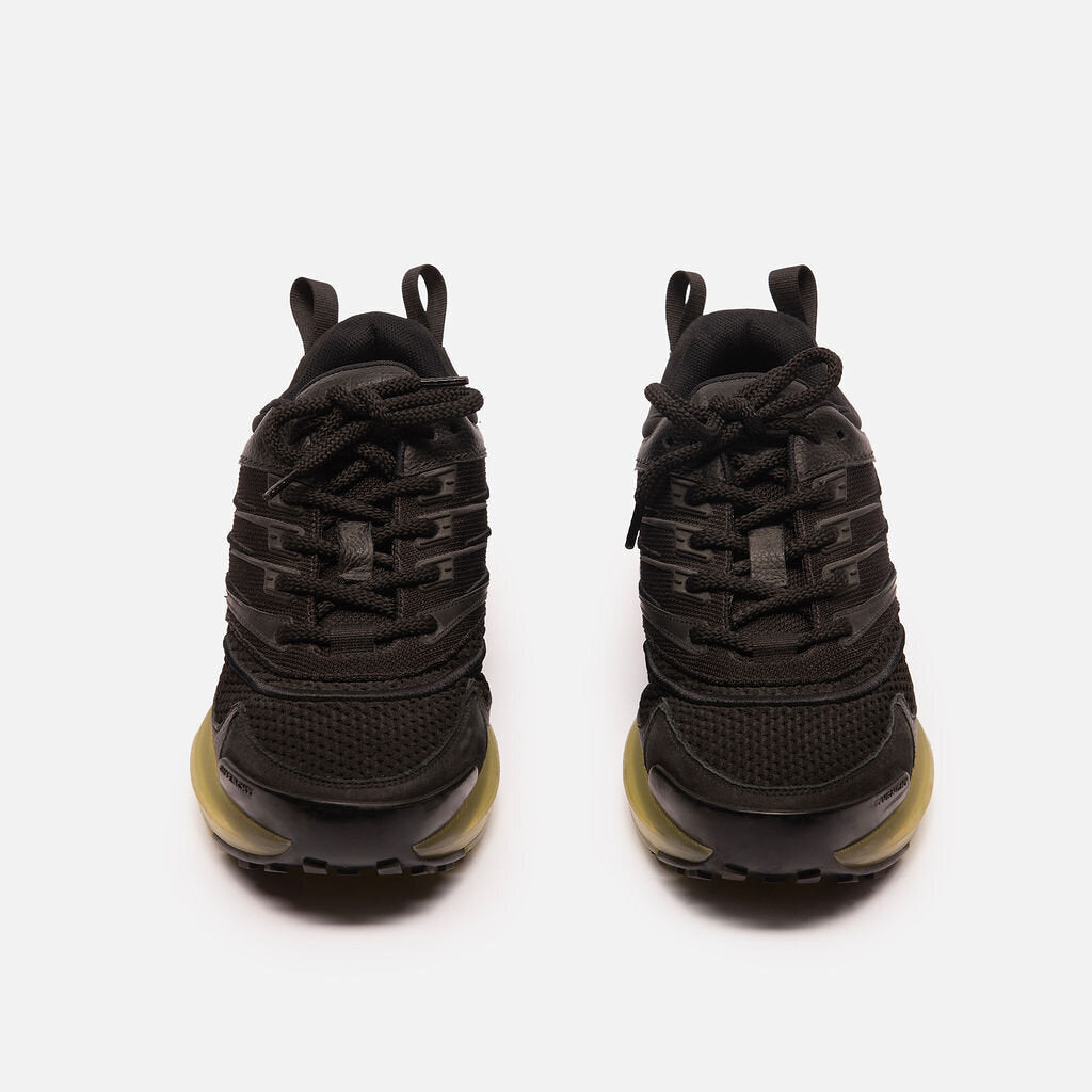 Givenchy Black Mixed Media Sneakers