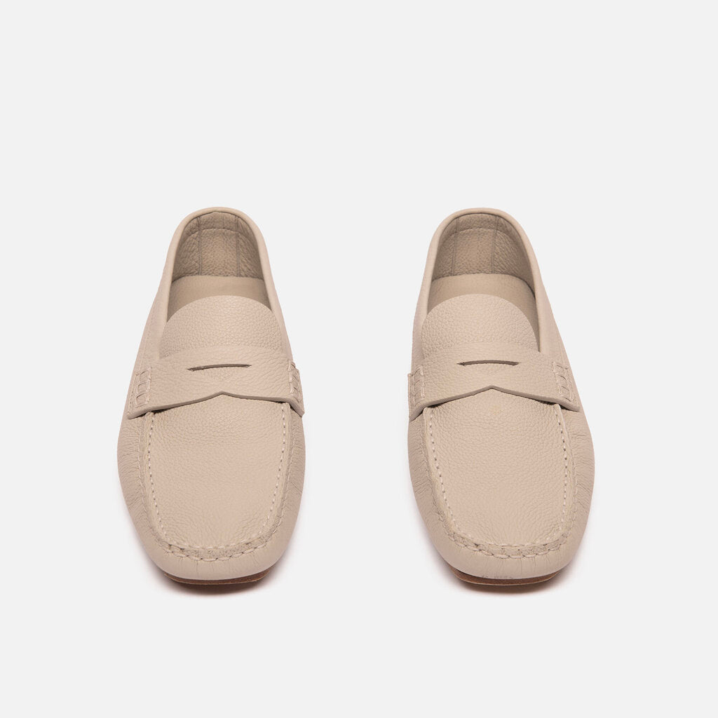 Khaite Lt Gray Billy Penny Loafers (820)