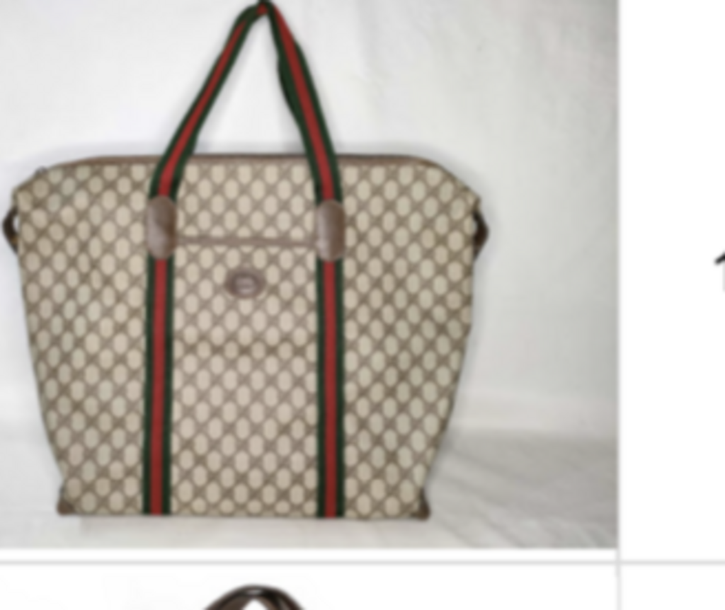 Vintage Monogram Stripe Duffle
