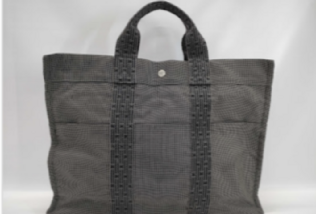 Black & Gray Canvas Tote