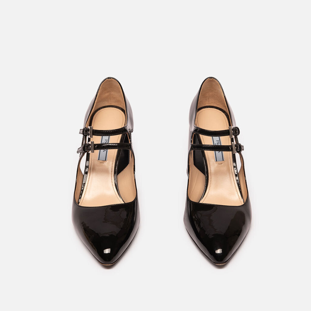 Prada Black Patent Heel