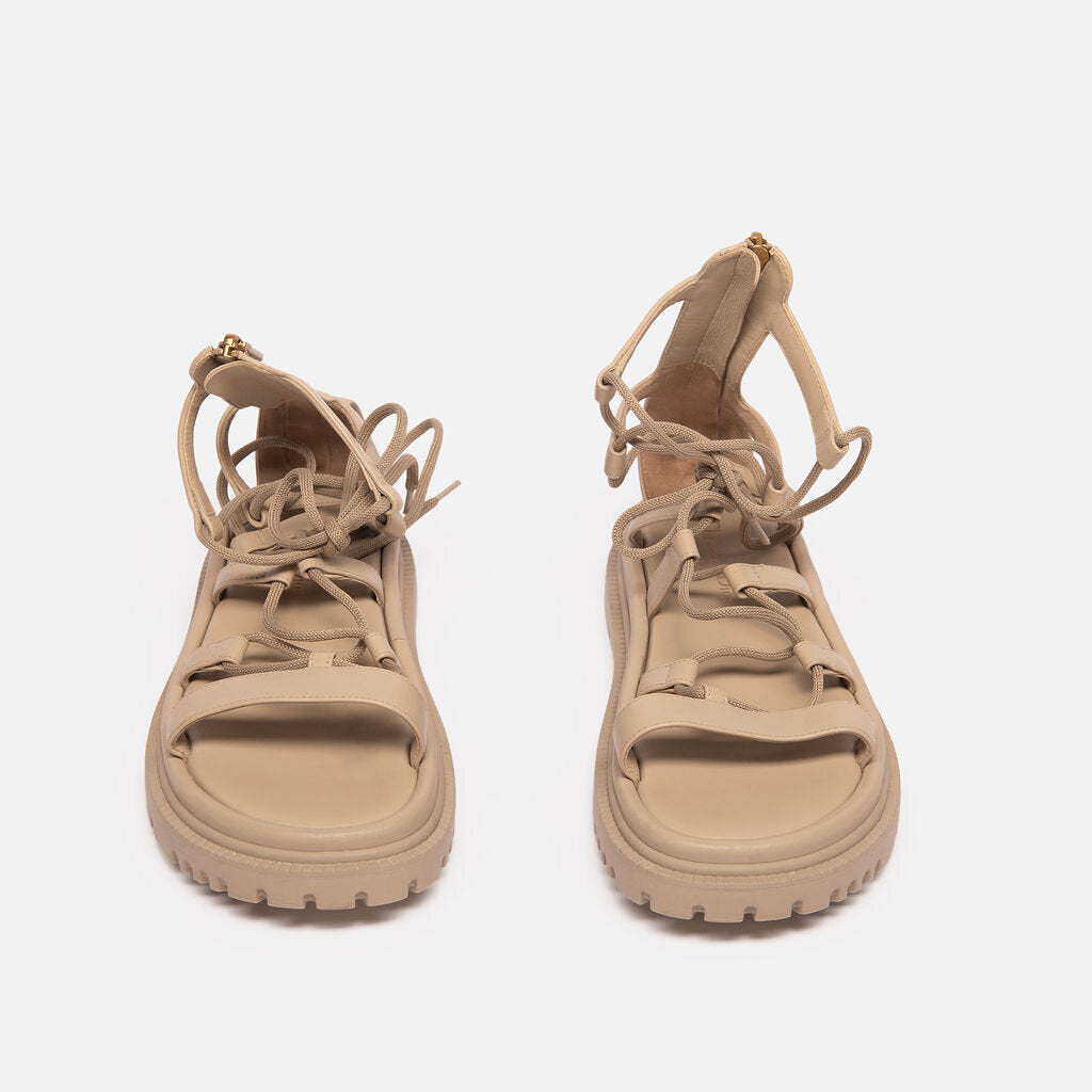 Christian Dior Grey Leather Strappy Sandals