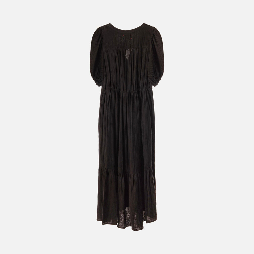 Xirena Black Cotton Maxi Dress