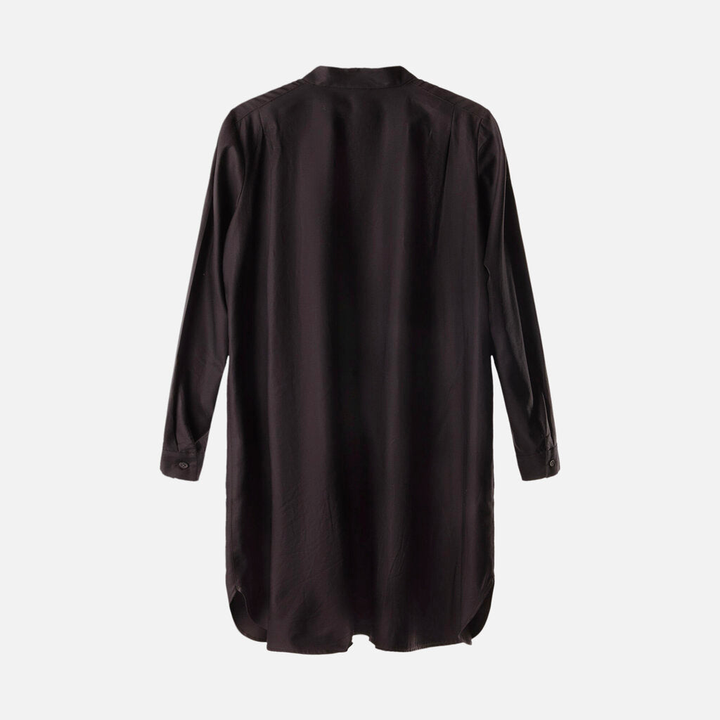 Maria Cornejo Navy Cotton Button Down Dress