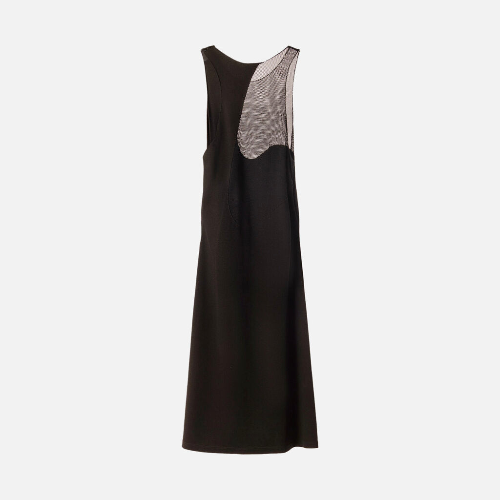 Alexander Wang Black Rayon Mesh Dress