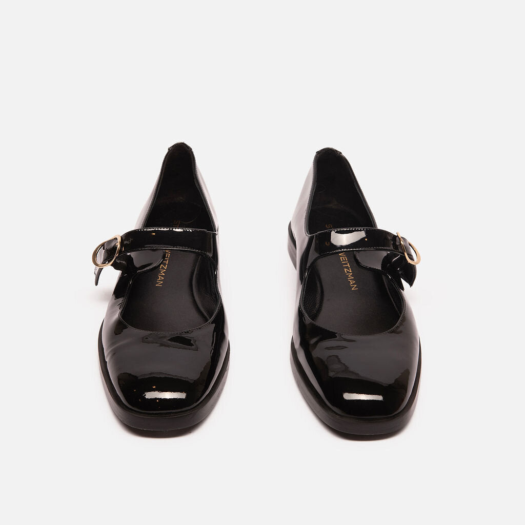 Stuart Weitzman Black Patent Leather Mary Jane