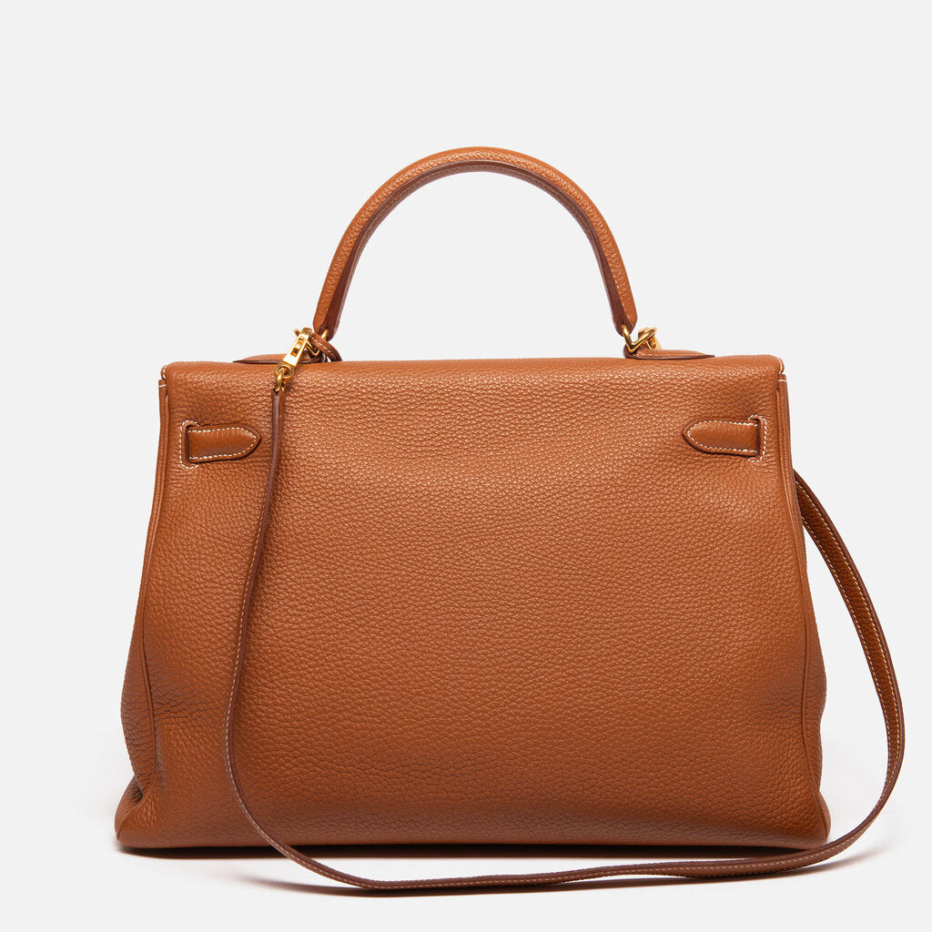 Hermes Togo Gold Kelly 35 GHW (2009)