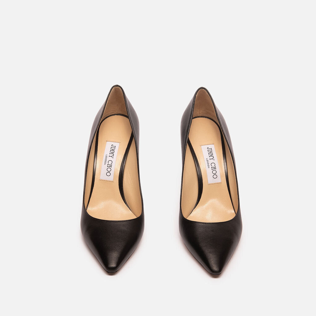 Jimmy Choo Black Leather Pumps