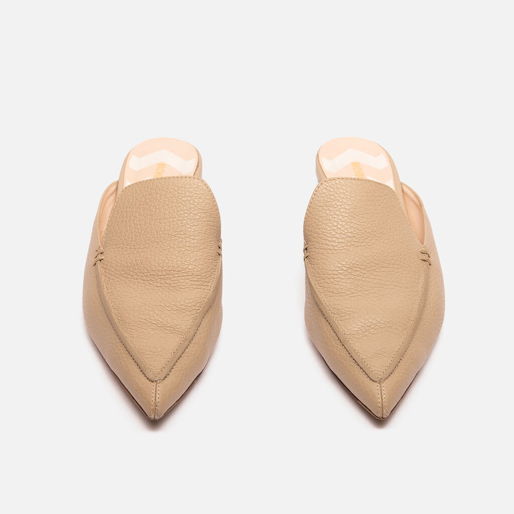 Nicholas Kirkwood Taupe Pointed Toe Mule