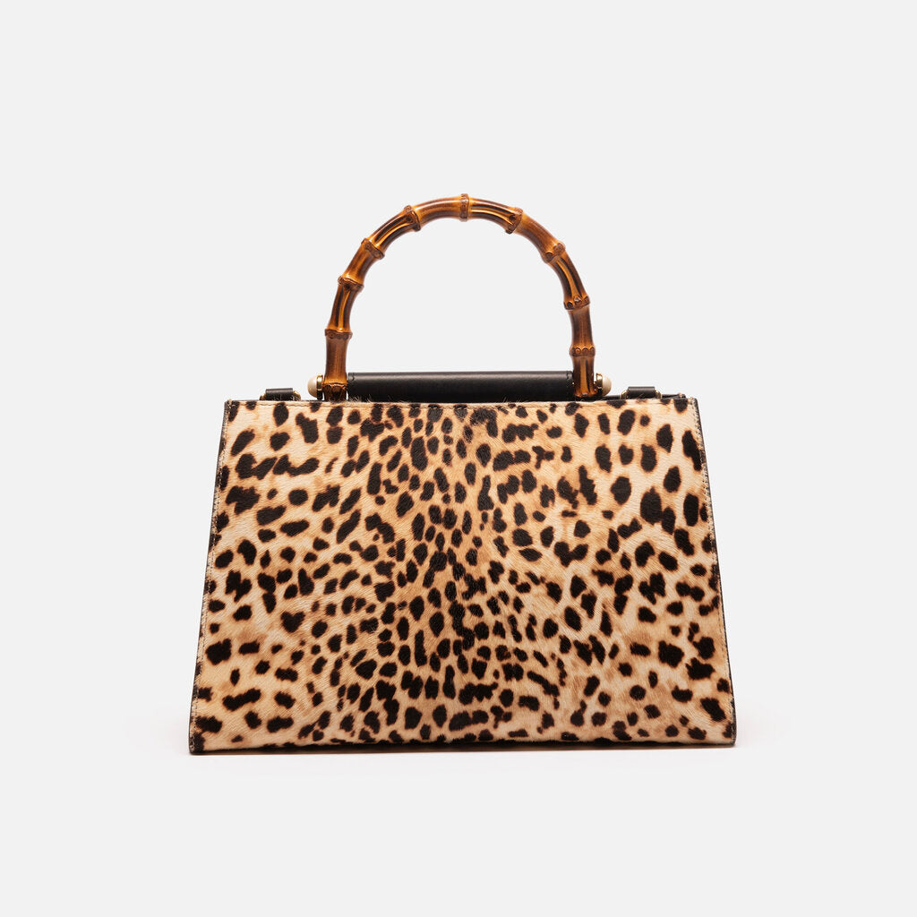 Gucci Leopard & Bamboo Nymphea Bag