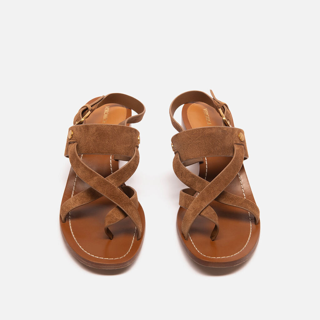 Veronica Beard Brown Suede Sandal