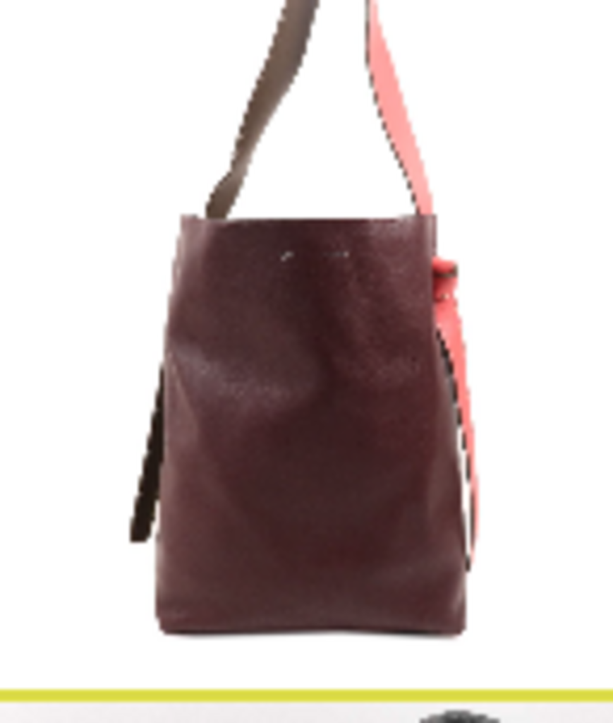 Burgundy Cowhide Tote Bag