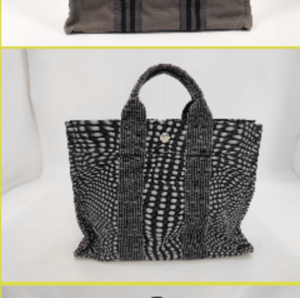 Black & Gray Herline Tote
