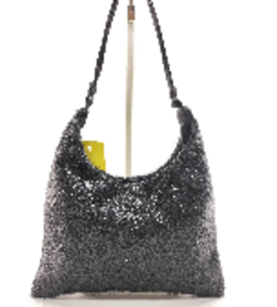 Black Sparkly Hobo Bag