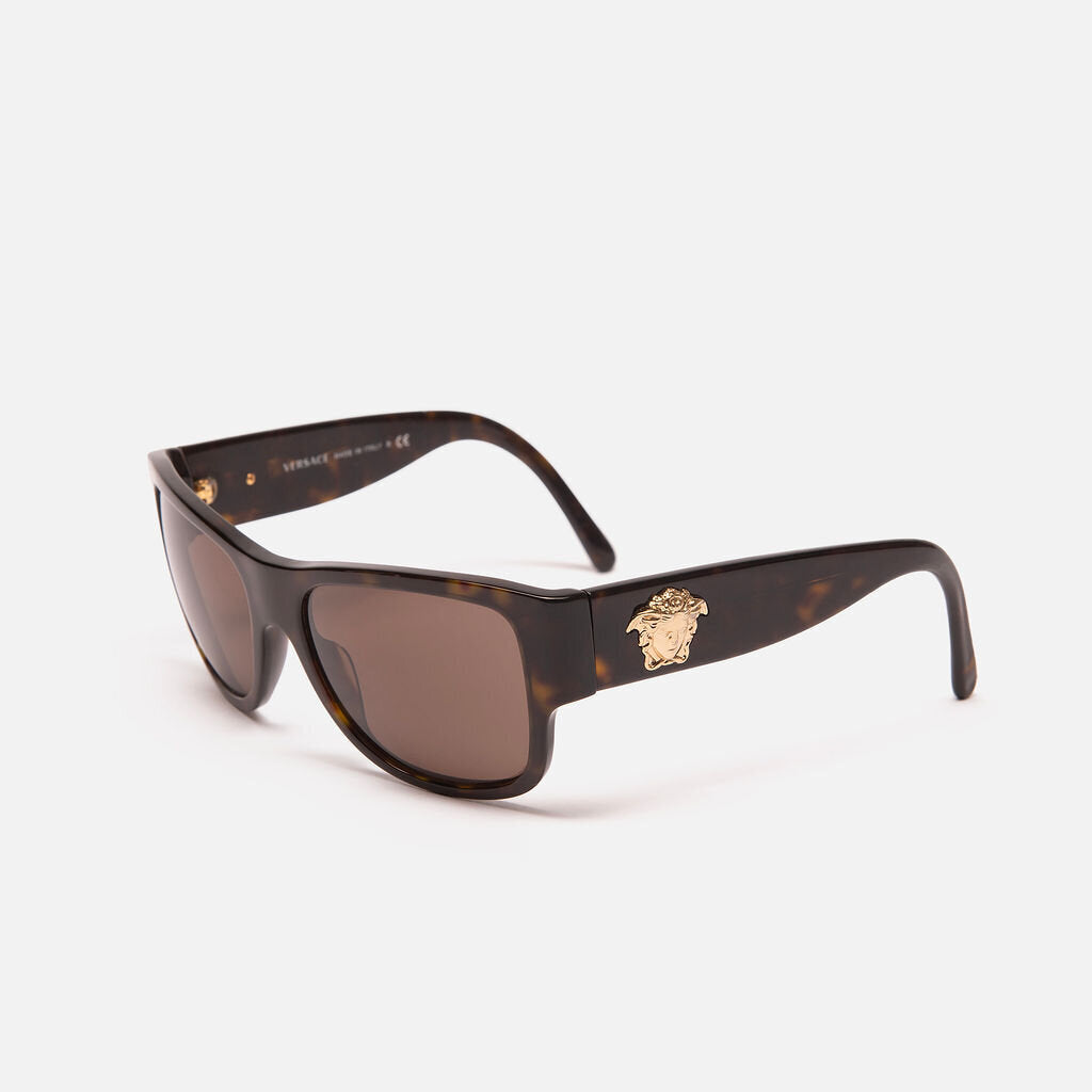 Versace Brown Square Sunglasses