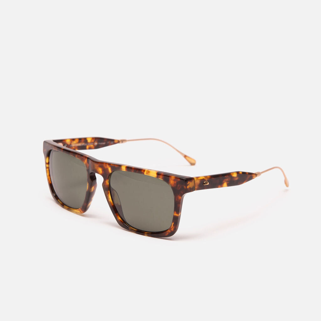Oliver Peoples Tortoise San Luis Square Sunglasses