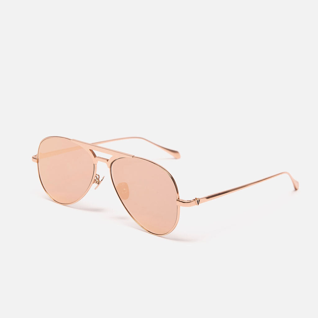 Valley Rose Gold Sunglasses