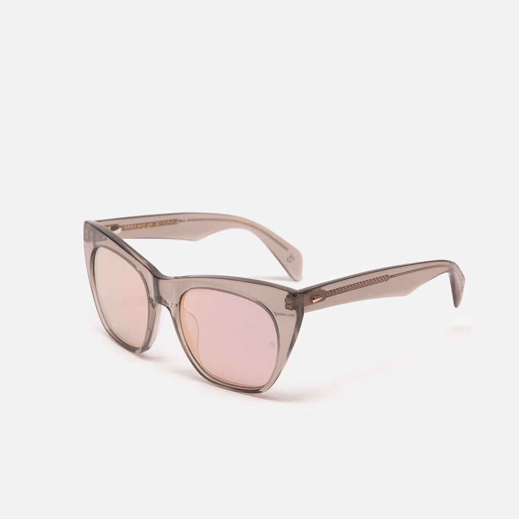 Rag & Bone Gray Transparent Sunglasses