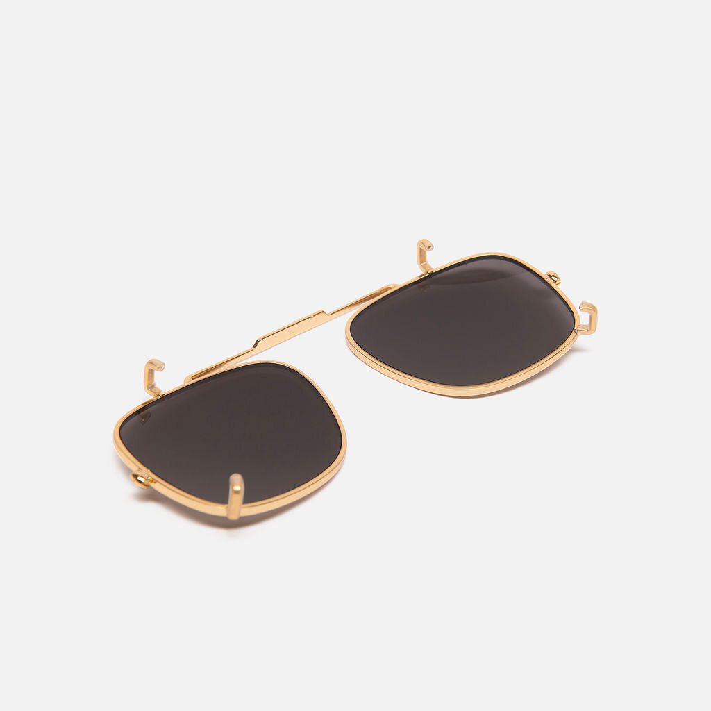 Celine Gold Frame Clip on Sunglasses