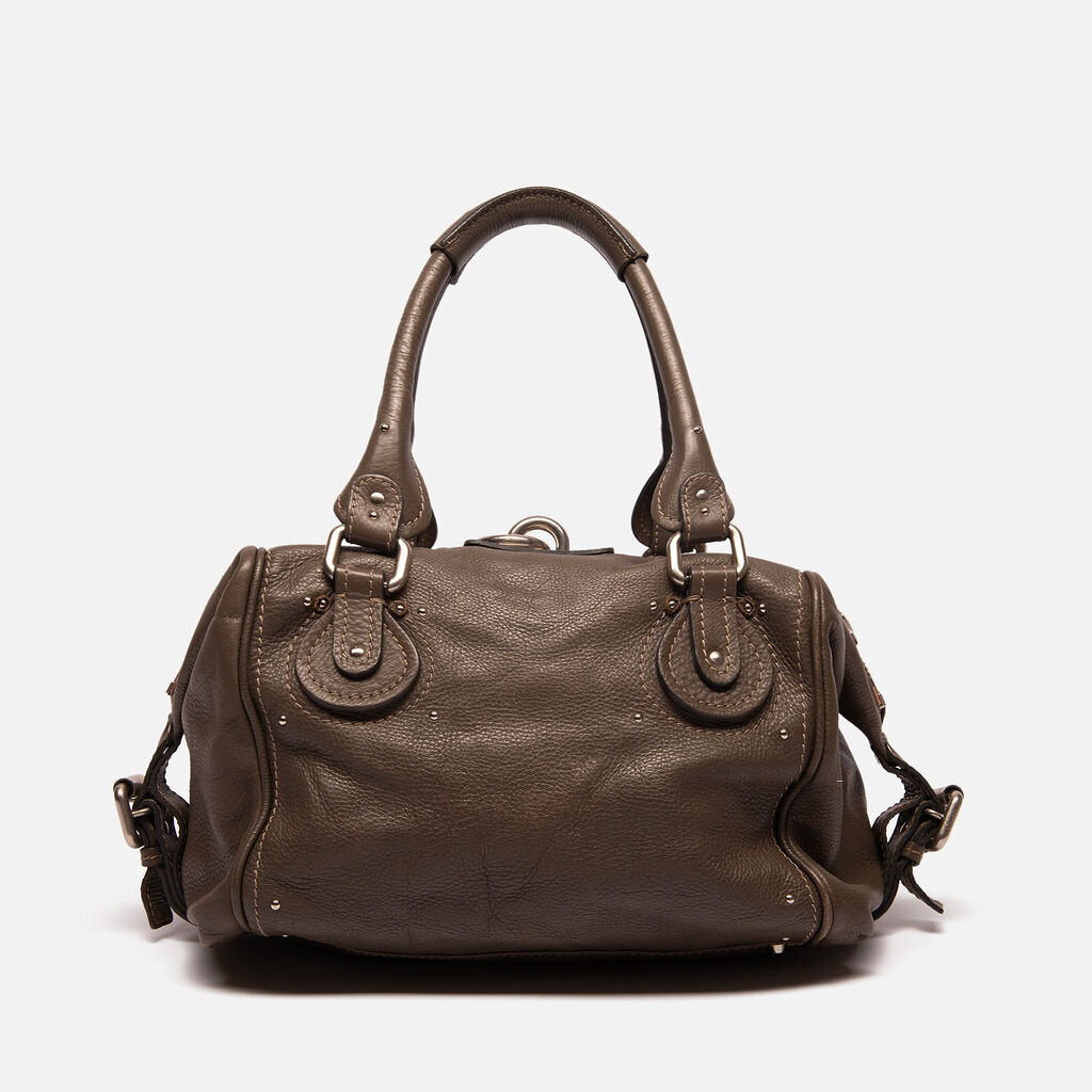Chloe Grey Leather Paddington