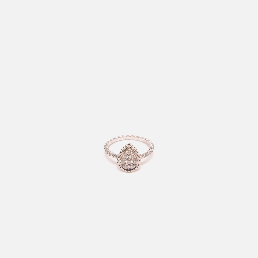Boucheron 18K White Gold Serpent Boheme 0.32 TCW Diamond Ring