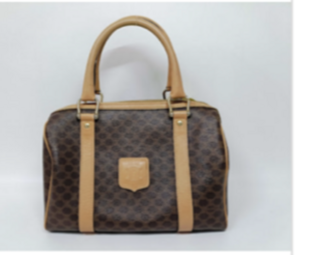 Brown Macadam Boston Bag