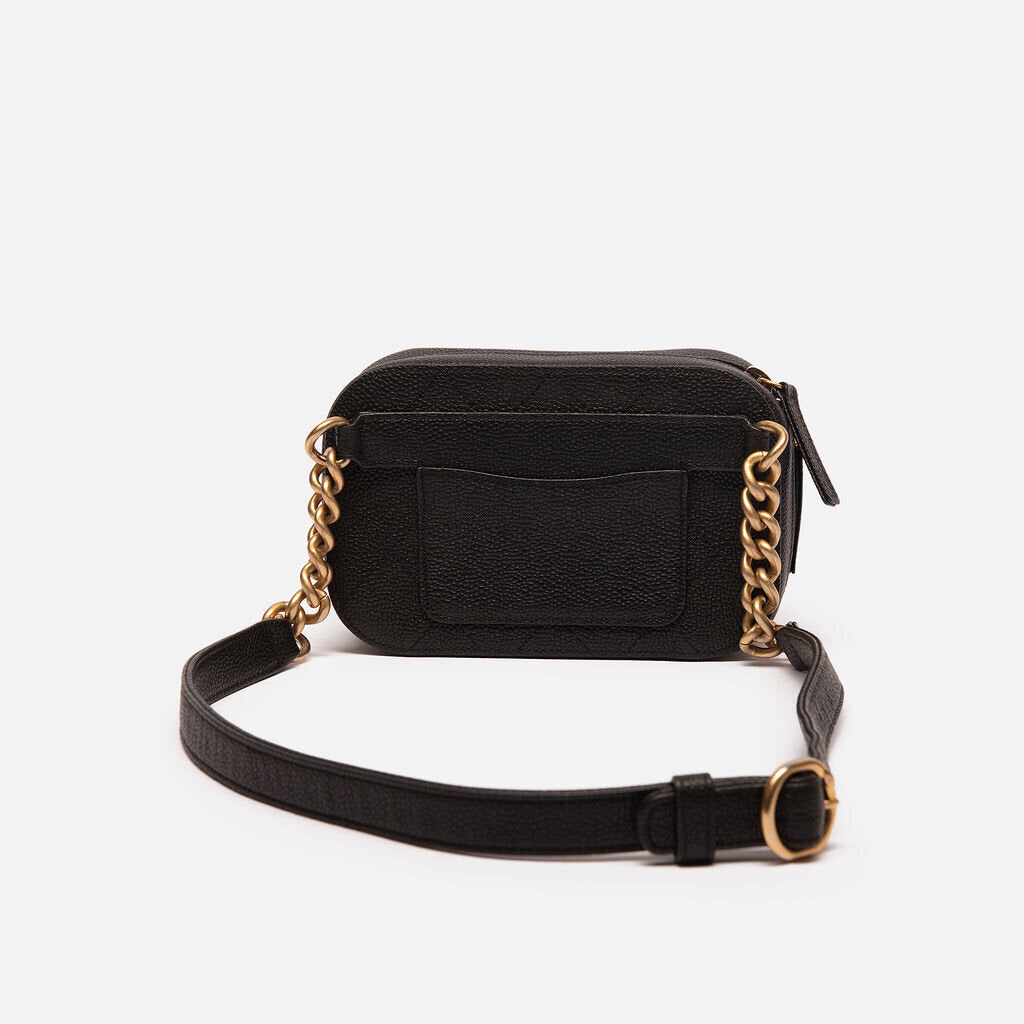 Chanel Caviar Black Rectangle Belt Bag