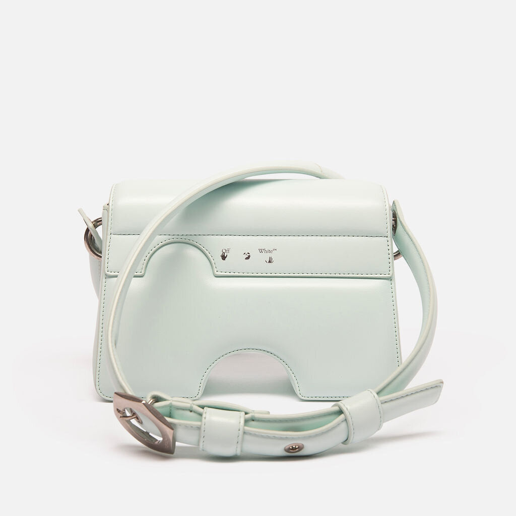 Off White Light Blue Shoulder Bag