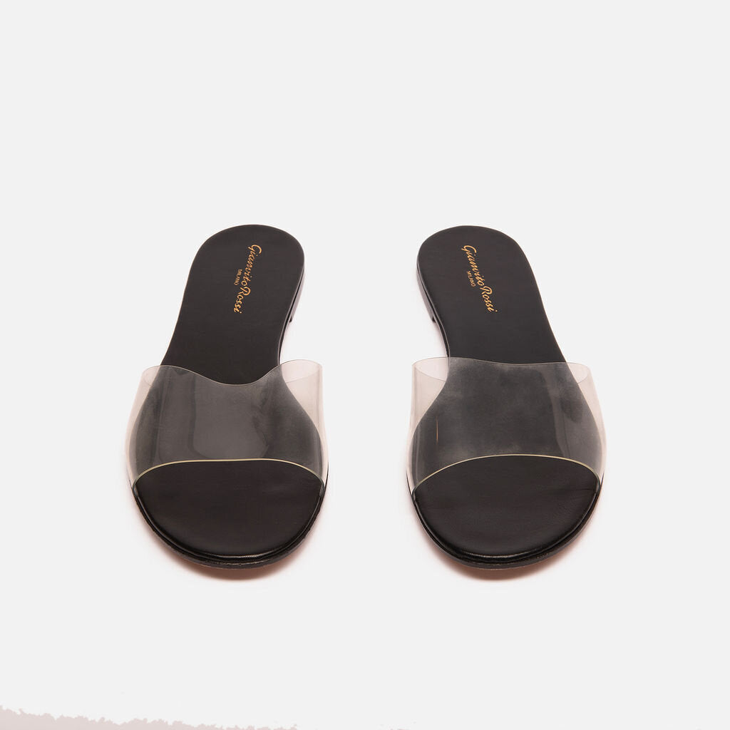 Gianvito Rossi Black PVC Sandal