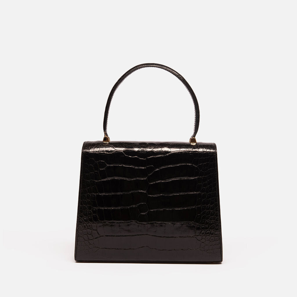 Louis Vuitton Black Alligator Top Handle Bag