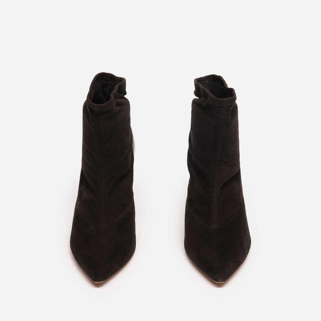 Iro Black Leather Suede Ankle Boot, 39