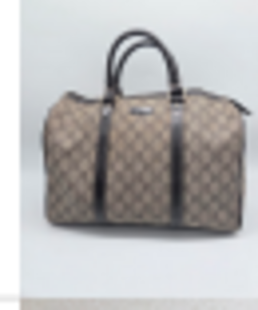 Brown Canvas Supreme Medium Joy Boston Bag