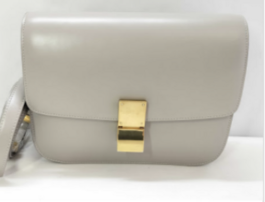 Dove Gray Box Bag