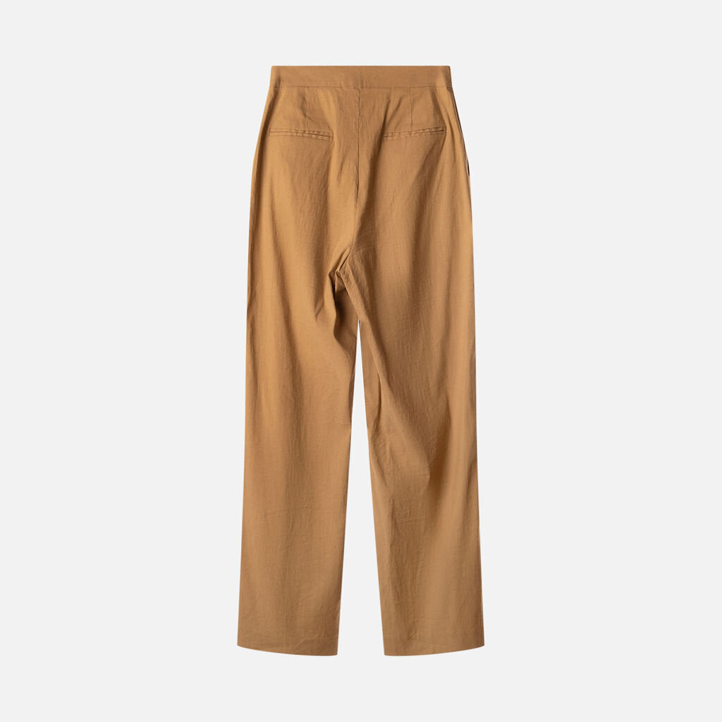 Jenni Kayne Beige Linen/Cotton/Nylon Pant