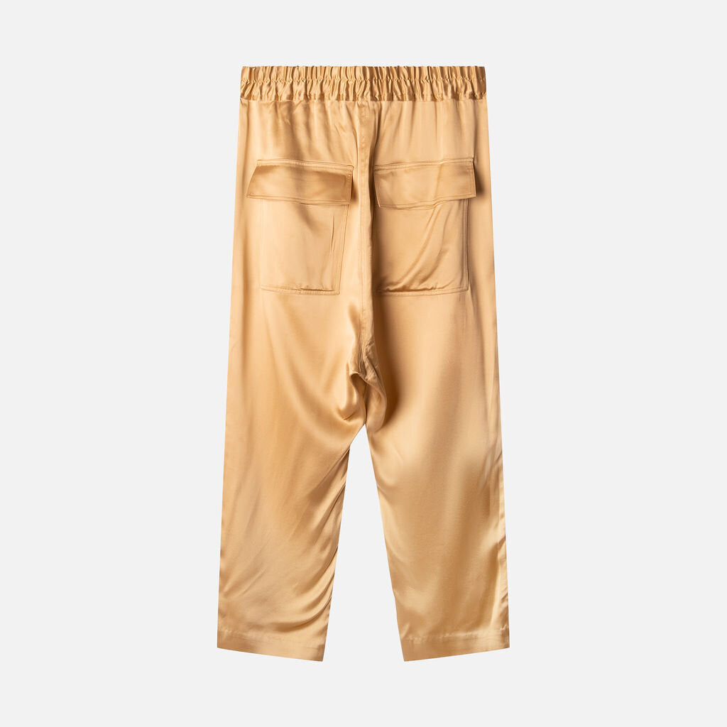 Nili Lotan Beige Silk Pants