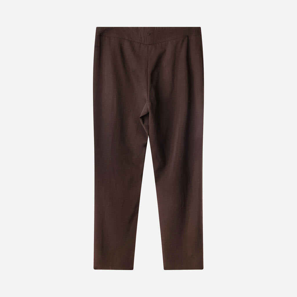 Chanel Chocolate Brown Wool Pants