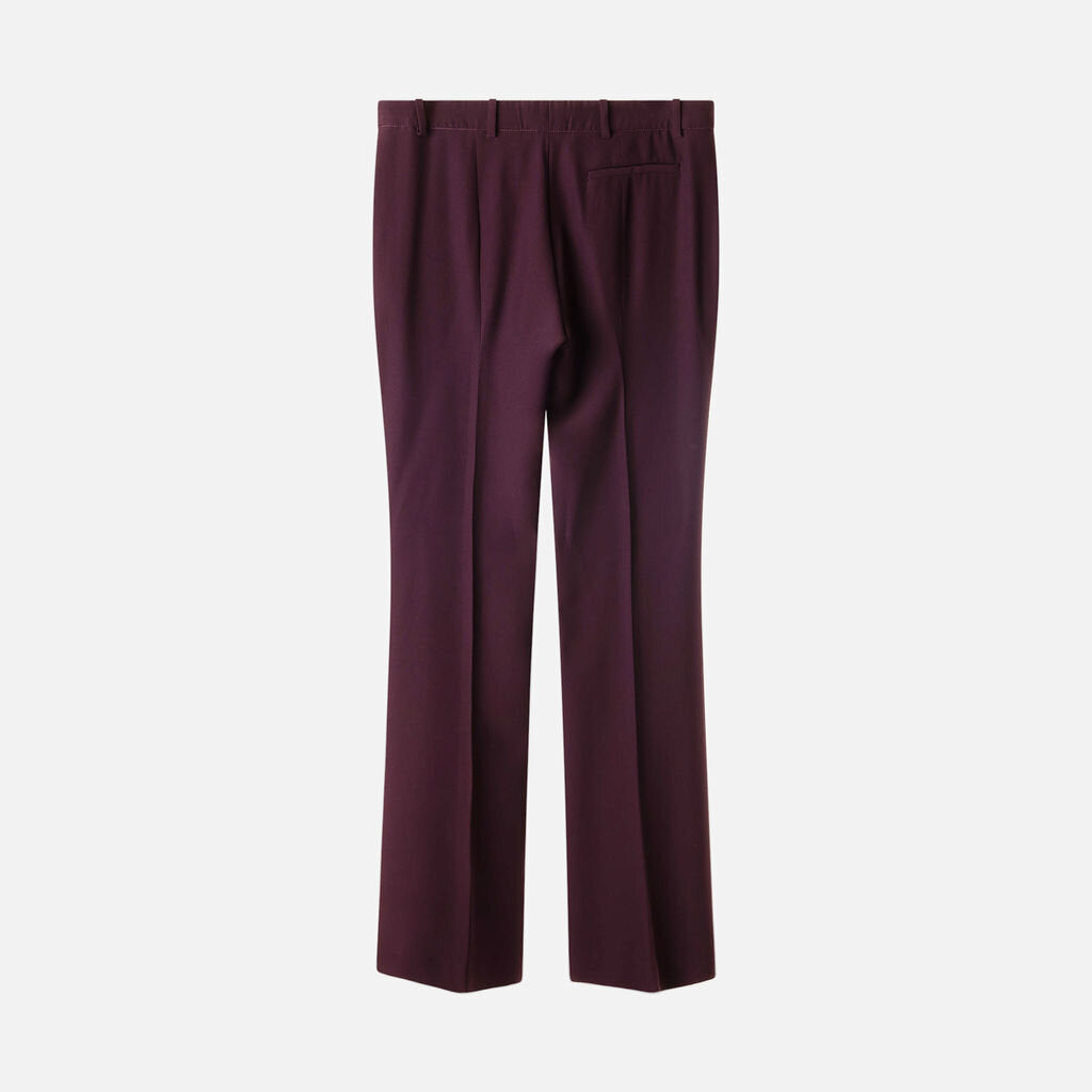 Alexander McQueen Plum Straight Trouser
