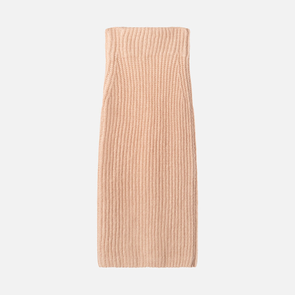 Fendi Pink Mohair Chunky Knit Skirt