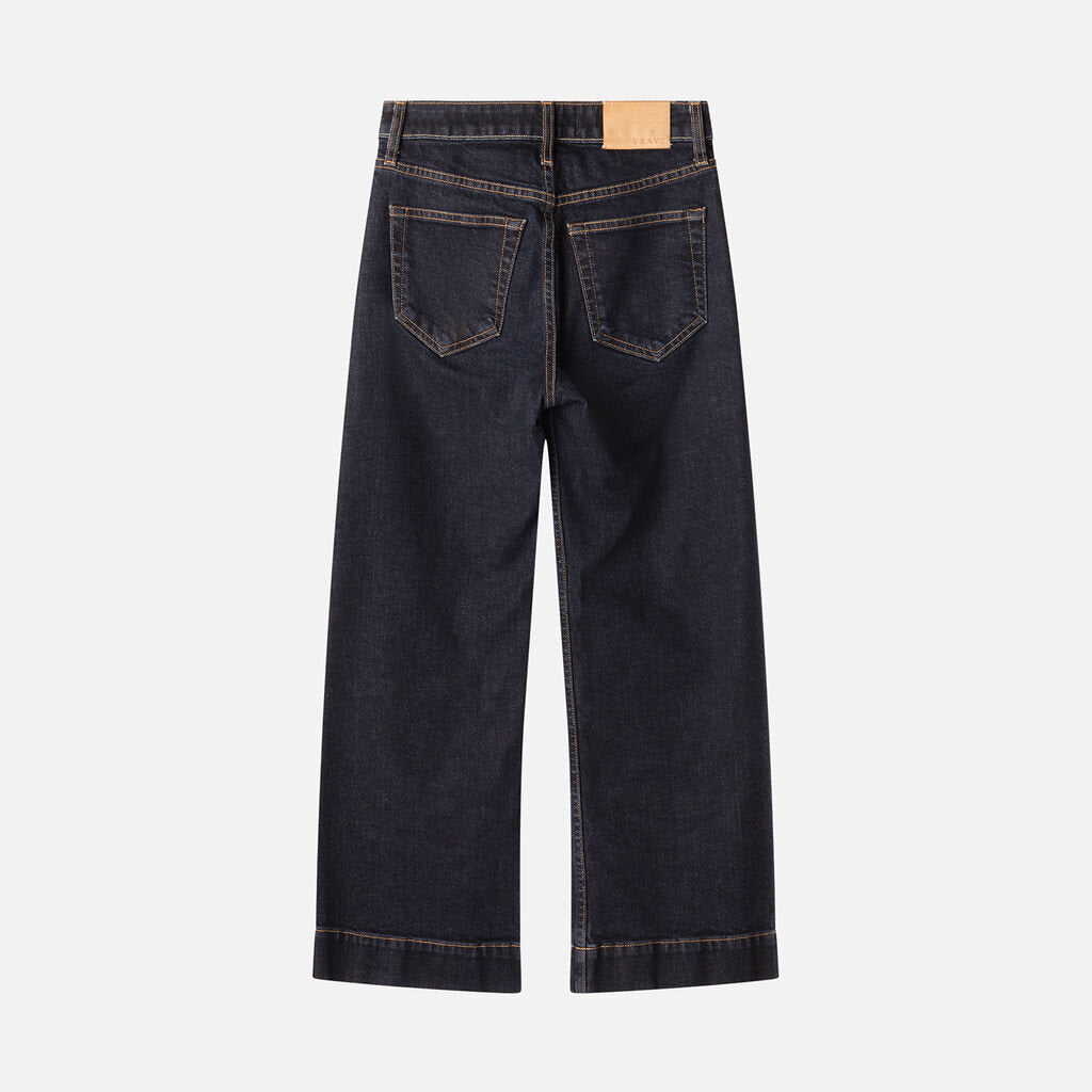 Trave Dark Wash Wide Leg Jean