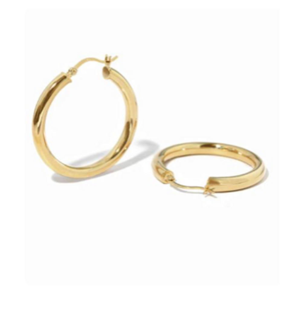 MADI HOOP EARRINGS YG