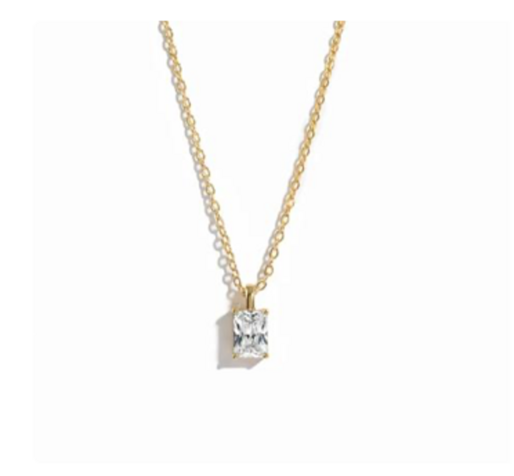 STACY DIAMOND PENDANT YG 16'