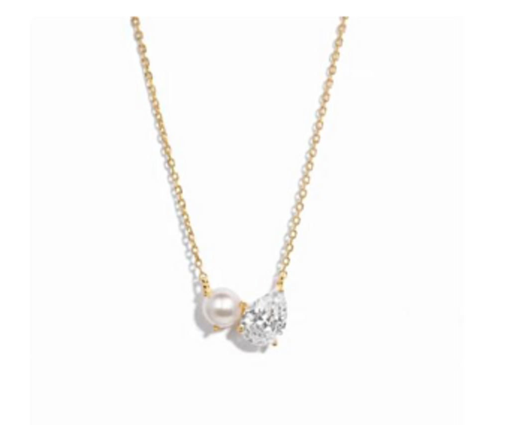 TOI ET MOI PEARL NECKLACE YG