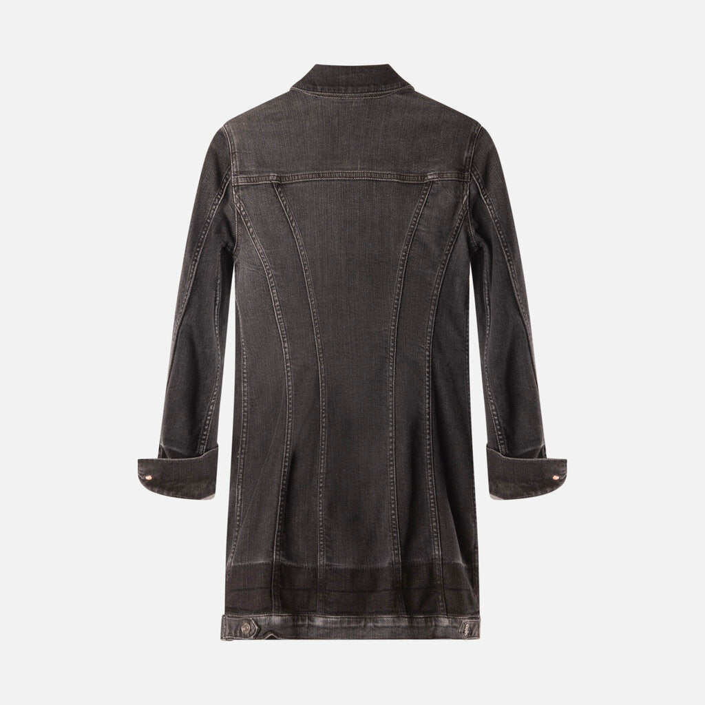 Seven for all mankind Black Denim Button Dress