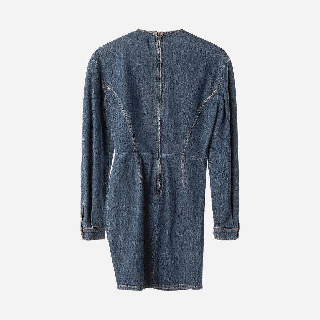Iro Blue Denim Mini Dress