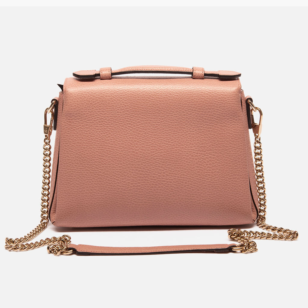 Gucci Pink Interlocking G Top Handle Bag