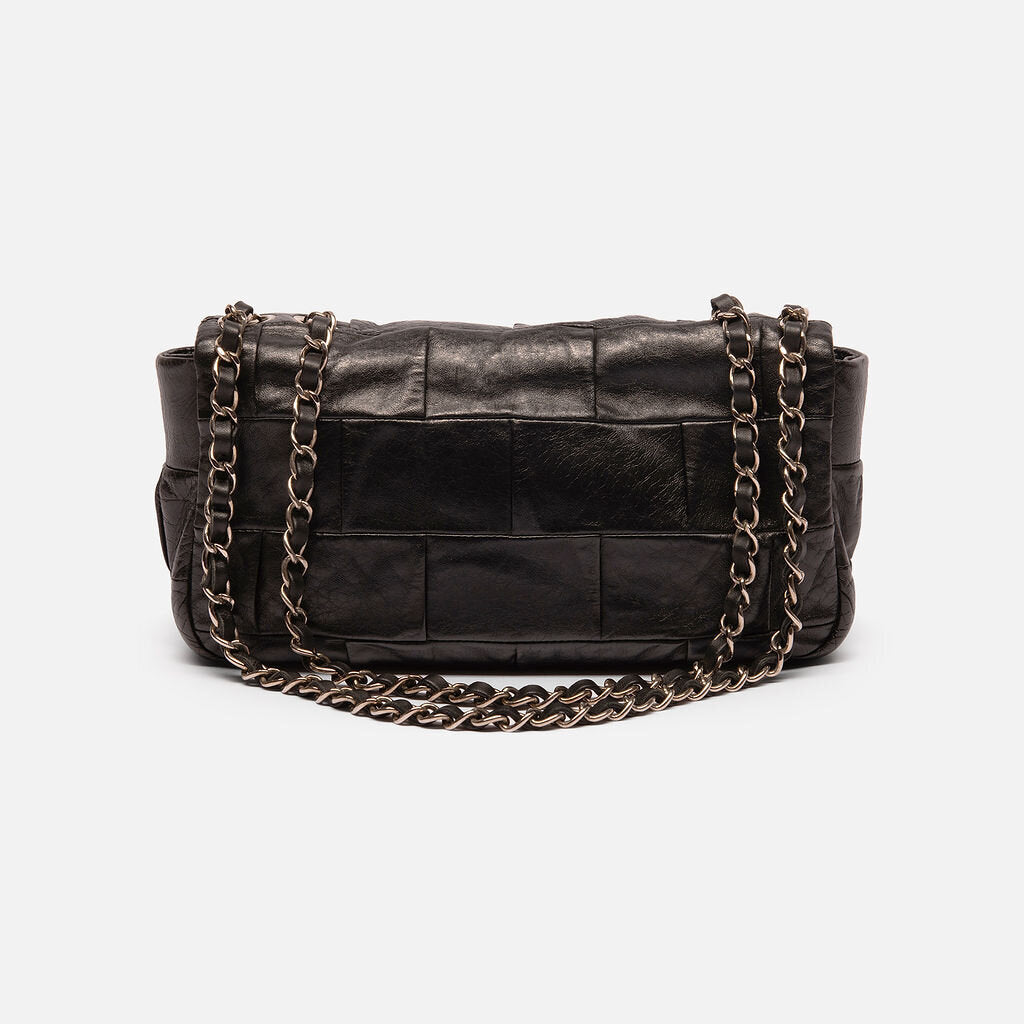 Chanel Black Leather Chain Reissue Bag