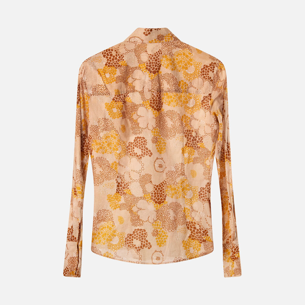 Miu Miu Multicolor Print Button Up Top