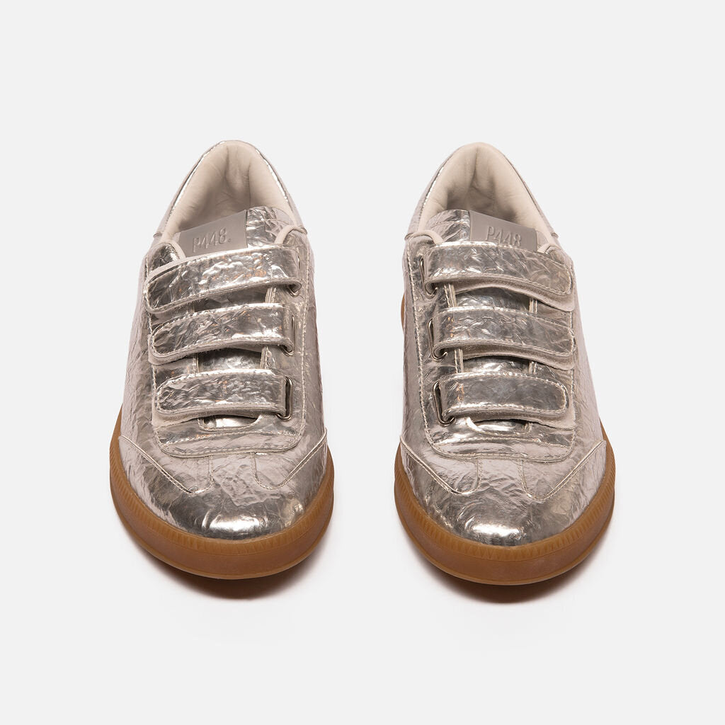 PP48 Metallic Velcro Sneakers