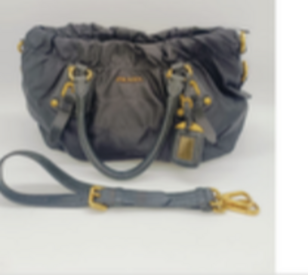 Black Nylon 2 Way Tote