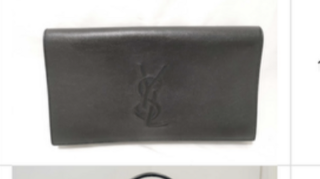 Black Logo Clutch